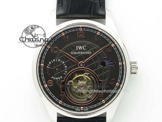 MIROTIME 0101 Portuguese Fa Jones IW544203 SS GSF 1:1 Best Edition White Dial On Leather Strap Trendsetting 7235